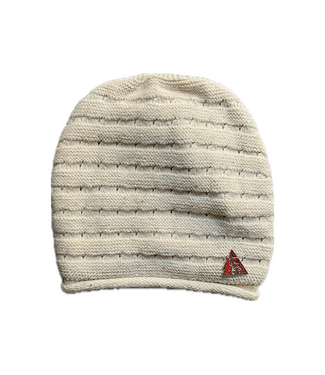 ΔΣΘ DST Cream Slouchy Sequin Beanie (FA25)
