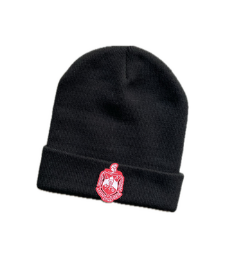 ΔΣΘ DST CREAM & BLACK TRADITIONAL BEANIE(FA25)