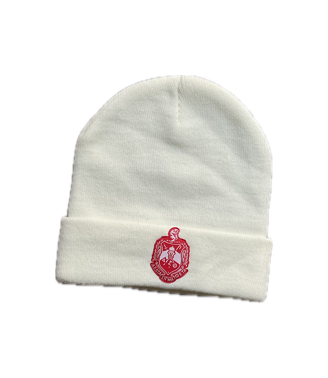 ΔΣΘ DST Cream & Black Traditional Beanie(FA25)