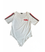 ΔΣΘ SALE DST 3 Stripe White/DST Cream /Red/ Black / Black Bodysuit (FA25)