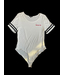 ΔΣΘ SALE DST 3 Stripe White/DST Cream /Red/ Black / Black Bodysuit (FA25)