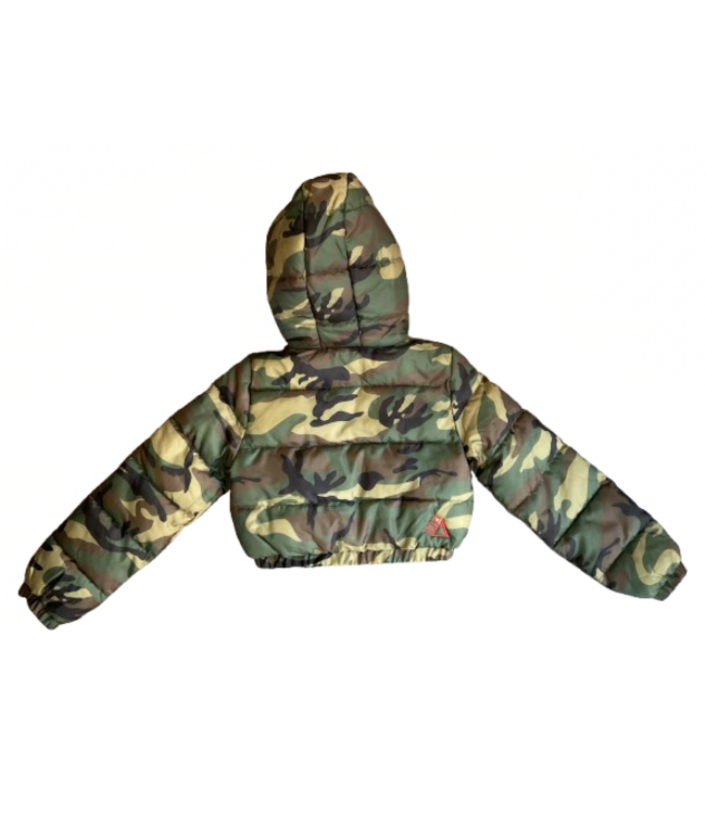 SALE DST 1913 Camo Puffer Hoodie(SMALL) (FA25)