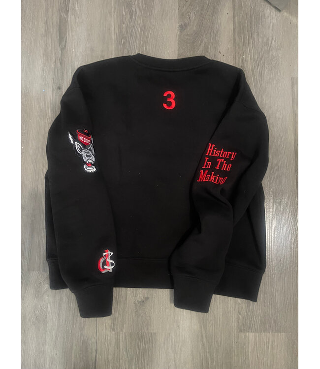 ΔΣΘ MO Custom Order Premium Embroidered Sweatshirt (Black or Cream)($50+Customization)