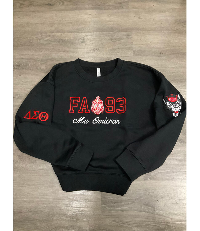 ΔΣΘ MO Custom Order Premium Sweatshirt (Black or Cream)($50+Customization)