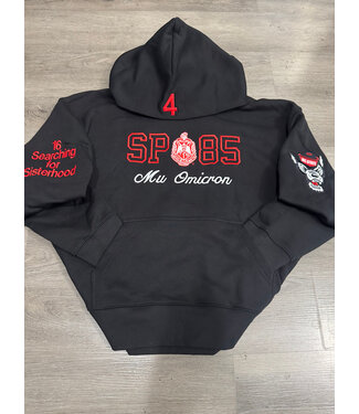 ΔΣΘ MO Custom Order Premium Embroidered Hoodie (Black or Cream)($60+Customization)