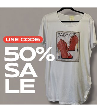 ΔΣΘ SALE! DST Babygirl Oversized Crew Tee 2X (FA25) 50% off