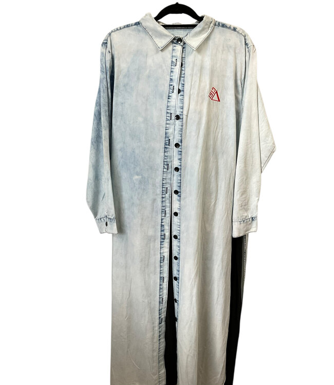 ΔΣΘ SALE DST Casual Denim Button Up Cover w/Peak A Boo Back (FA25)