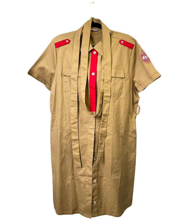 ΔΣΘ SALE DST Khaki Button Up Soldier Dress (XL) (FA25)