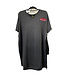ΔΣΘ SALE DST Black Polyester/Spandex Overlay w/Side Slits (MD) (FA25)