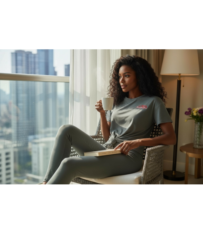 ΔΣΘ SALE DST Gray Two Piece Set (LG) (FA25) 50% Off