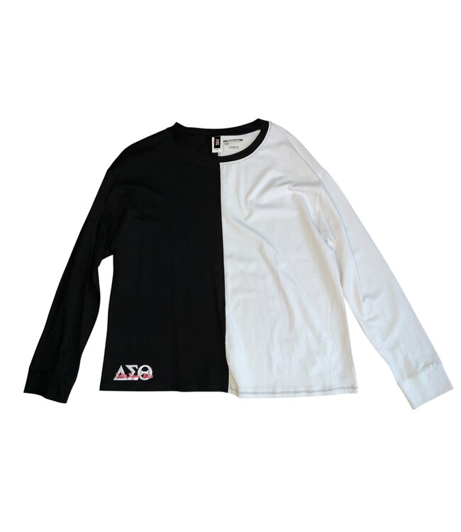 ΔΣΘ SALE DST Casual Black & White Color Block Set (LG) (FA25)