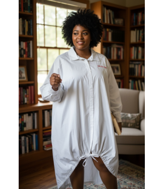 ΔΣΘ SALE DST Oversized Long Sleeve Button Up Tunic (PLUS) (FA25)