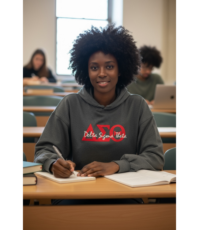 ΔΣΘ DST Charcoal Hoodie(FA25)