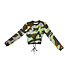 W Camouflage Open Back Long Sleeve Top (FA25)