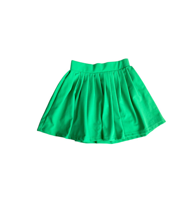 ΑΚΑ W Green Pleated Skirt (FA25)