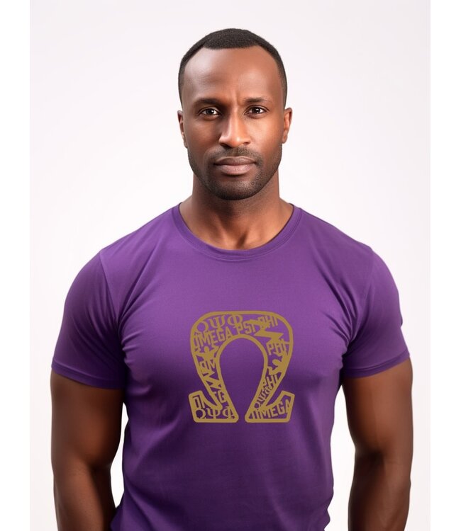 ΩΨΦ OPP Themed Omega Purple Shirt(FA25)