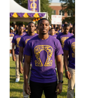ΩΨΦ SALE! OPP Themed Omega Purple Shirt(FA25)50% off