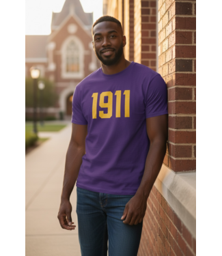 ΩΨΦ OPP  Printed 1911 Purple Shirt(FA25)