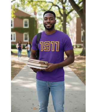 ΩΨΦ OPP 1911 Embroidered Purple Shirt(FA25)
