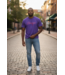 ΩΨΦ SALE! OPP Omega Dark Script Purple Shirt(FA25) 50% Off
