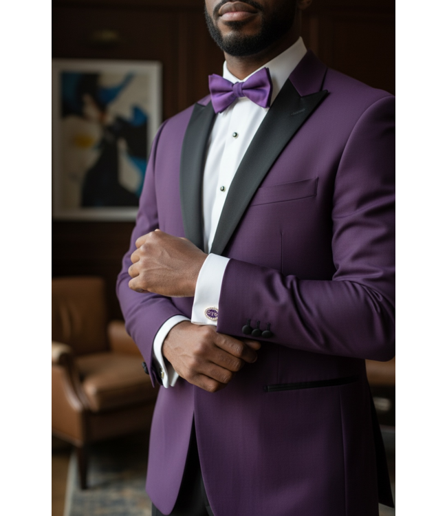 ΩΨΦ Clear Austrian Crystal Cufflinks