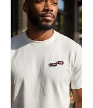 ΩΨΦ OPP Purple & Gold Frat Letter Pin(FA25)