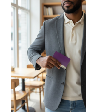 ΩΨΦ OPP Laser Engraved Business Card Holder(FA25)