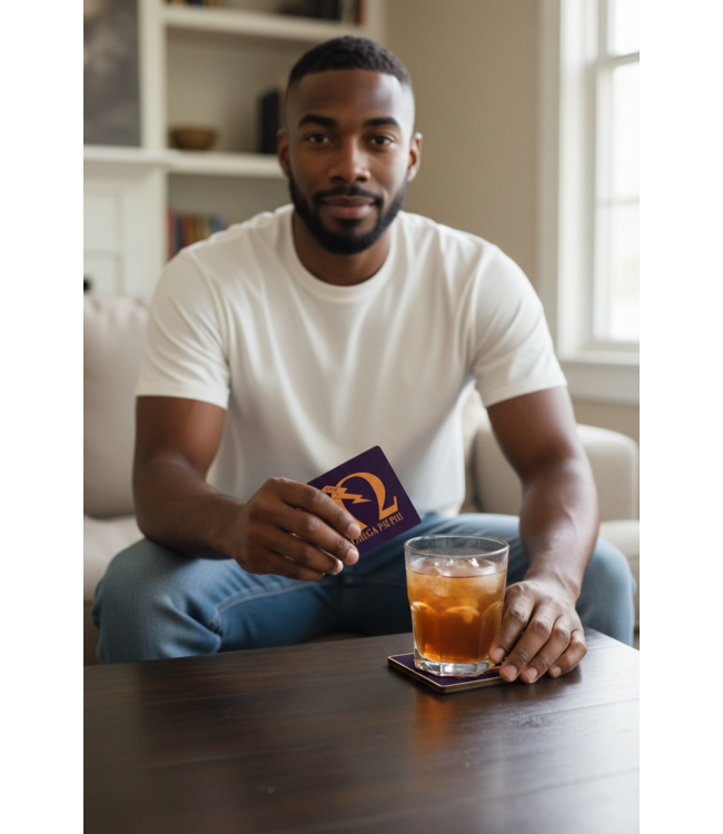 ΩΨΦ Custom Designed Coaster
