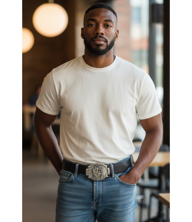 ΑΦΑ 3D Pewter Belt Buckle