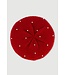 ΔΣΘ NEW! DST/W Lurex Rib Knit Pearl Beret - Red & Black (SP26)