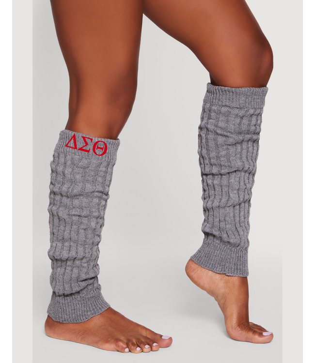 ΔΣΘ NEW! DST Ribbed Knit Leg Warmers 2 Colors (FA25)