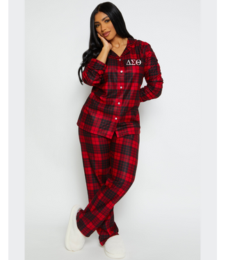 ΔΣΘ NEW! W Red & Black Plaid Pajamas (FA25) DST