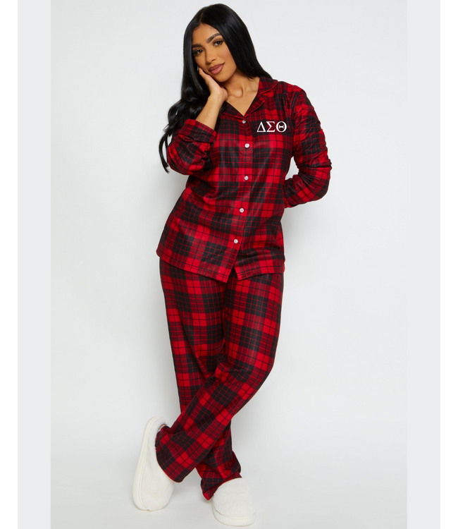 ΔΣΘ NEW! W Red & Black Plaid Pajamas (FA25) DST
