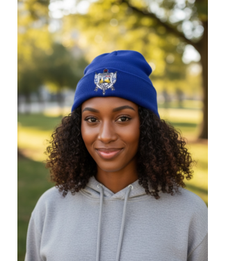 ΣΓΡ NEW! SGR ΣΡΓ Sigma Gamma Rho Royal Blue Beanie (SP26)