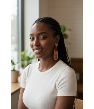 NEW! Festive Fun Multicolor Wine Bottle Earrings (FA25)