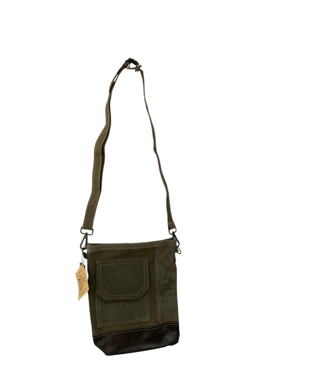 NEW! W Vint-Addiction Repurposed Crossbody Bag (SP26)