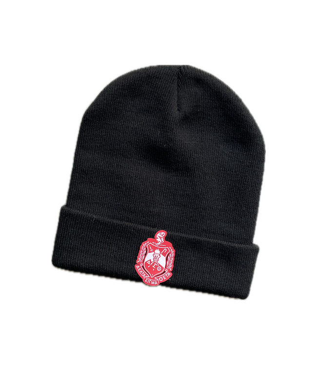 ΔΣΘ NEW! DST Shield Cream & Black Traditional Beanie(FA25)