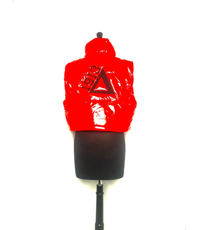 ΔΣΘ SALE DST 1913 Patent Red & Black Vest (1X, 2X, 3X) (FA25) (50%off)