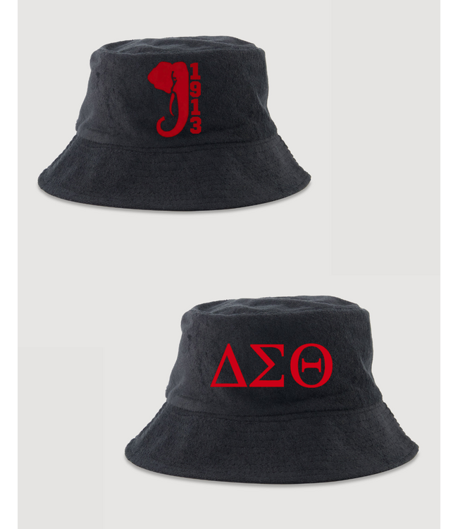 ΔΣΘ NEW! DST Black Bucket Hat(FA25) 4 styles