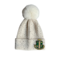 ΑΚΑ NEW! AKA Cream  Pom Pom Rhinestoned  Beanie (SP26)