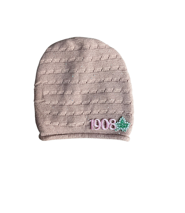 ΑΚΑ NEW! AKA Pink Slouch Beanie(FA25)