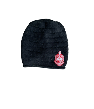 ΔΣΘ NEW! DST Black Slouch Beanie(FA25)