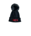 ΔΣΘ NEW! DST Black Pom Pom Beanie (SP26)