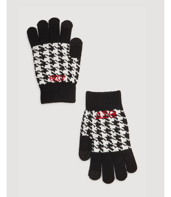 ΔΣΘ NEW! Houndstooth Gloves (SP26)