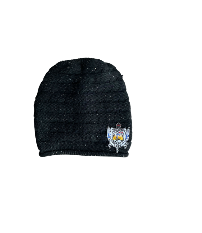 ΣΓΡ NEW! SGR Black Slouch Beanie 4 Styles(FA25)