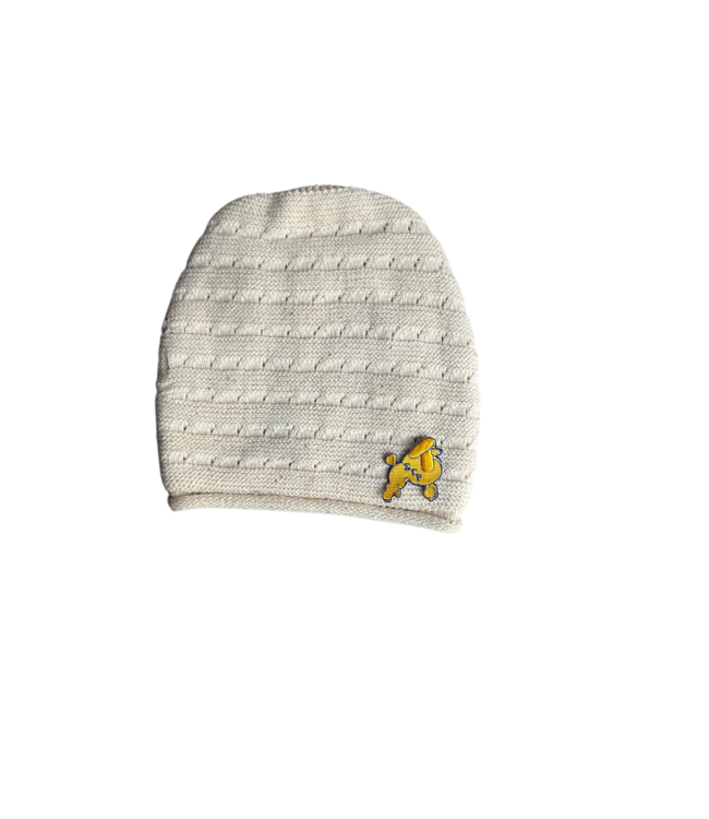 ΣΓΡ NEW! SGR Sigma Gamma Rho Cream Slouch Beanie 4 Styles (SP26)