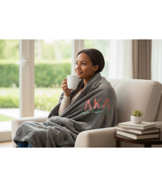 ΑΚΑ SALE! AKA Gray Alpha Kappa Alpha Throw (SP26)