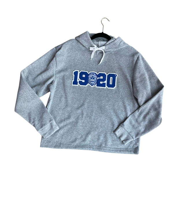 ΖΦΒ SALE! ZPB Zeta Phi Beta Gray Hoodie (SP26)