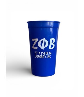 ΖΦΒ SALE! ZPB Zeta Phi Beta Plastic Cup (SP26)