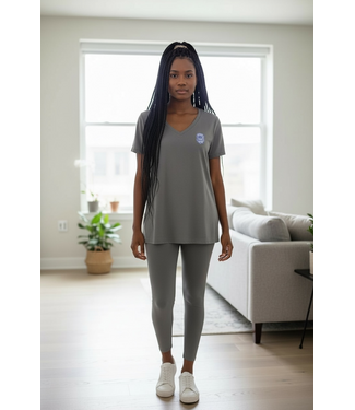 ΖΦΒ SALE! ZPB Zeta Phi Beta Oversized Top w/ Side Slits & Leggings (Plus) (SP26)